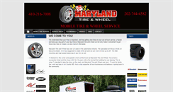 Desktop Screenshot of marylandtireandwheel.com